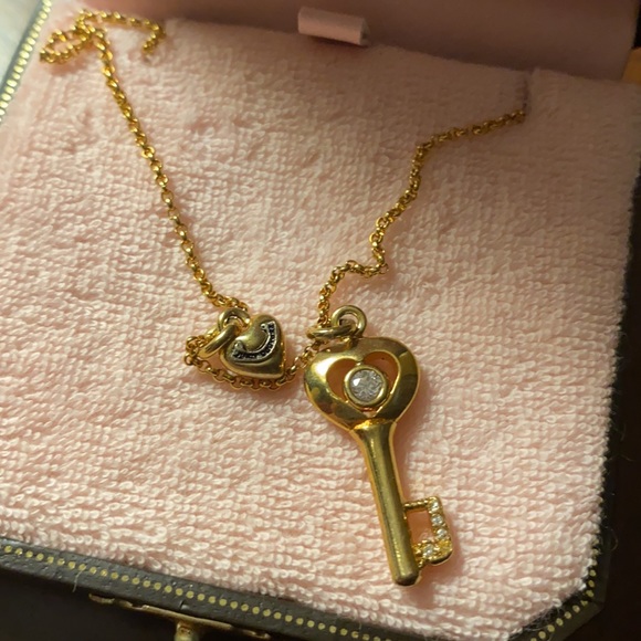 Juicy Couture Jewelry - Key Juicy necklace